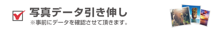 写真データ引き伸し